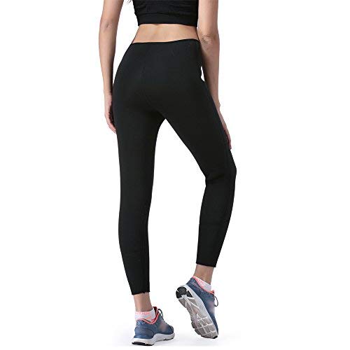 Leggings Pantaloni Termici Donna per Sudorazione, Pantaloncino Snellente Donna, Pantalone Pantaloncini Dimagrante e Modellante - Effetto Termico in Neoprene - Sportivo Palestra Fitness (S)