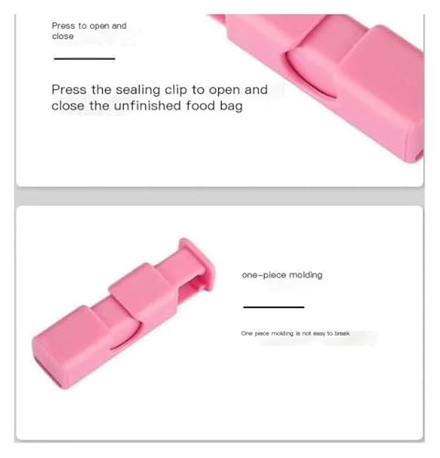 Reusable Bread Bag Clips, 10 Pack Plastic Food Storage Clips.