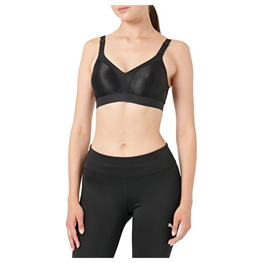 TriAction Damen Sport-BH TriAction Wellness N, Schwarz, 75D