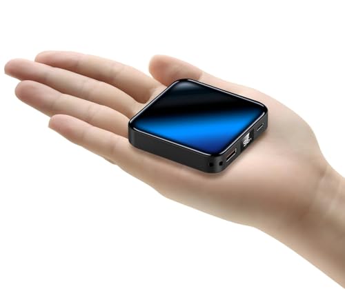 Xuniktek 10000mAh Small Power Bank，Fast Charge Mini Portable Charger, USB