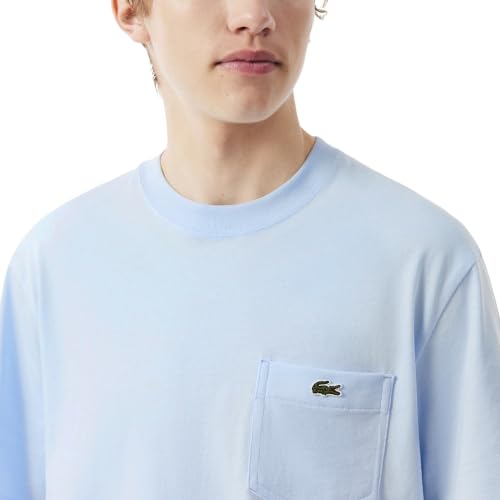 Image of Lacoste Men's Cotton T-shirt with Breast Pocket