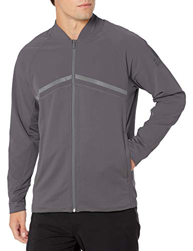 adidas Golf Hybrid Full Zip Jacket, Grey Five, Medium