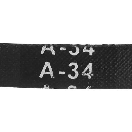 Image of uxcell 4pcs A34 or 4L360 Classic Wrapped Rubber V-Belt, 34 inch(850mm) Inside Circumference, A Profile V Belt