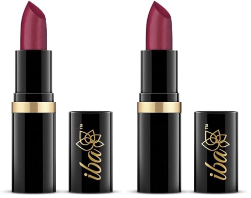 Image of Iba Pure Lips Moisture Rich Lipstick for Women- A40 Berry Blast, 4g | High Glossy, Creamy Finish & Smooth Texture| Hydrated Lips | Enriched with Vitamin E, Coconut Oil & Shea Butter | Intense Colour & Highly Pigmented | Lip Makeup