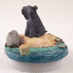 Conversation Concepts Miniature Kerry Blue Terrier Candle Topper Tiny One 