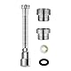 20cm Wasserhahn Verlängerung Mit 2pcs WasserhahnAdapter, 360 Grad Drehbarer Wasserhahnverlängerung, Wasserhahn Verlängerung Küche, Für Küchen, Bädern, Bars Und Toilette