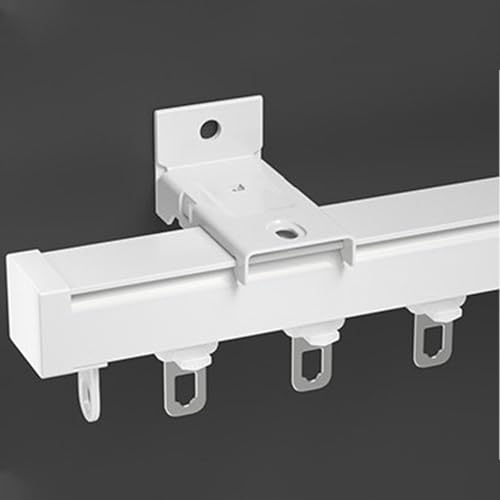 Riel de aluminio de 480 cm monocarril blanco para instalación en techo 2