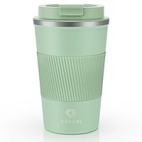 CS COSDDI Tazza Termica,Tazza da Viaggio per Caffe,Beuta da vuoto in acciaio inossidabile,Tazza...