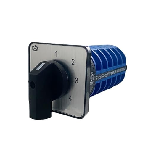 QXSJEDYCH LW26-32/6 LW28-20 cuatro posiciones 6 polos 20A 32A 690V contacto plateado conmutación de cambio Universal interruptor de leva de Motor giratorio(32A)