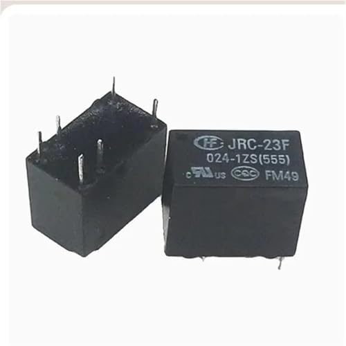 Relais J-RC-024-1ZS 24V CC à 6 broches pour circuit imprimé Lot de 5pcs