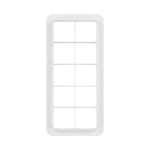 PME GMC142 Geometric MultiCutter for Cake Design - Square, Medium Size, 1-Inch, White - Image 2