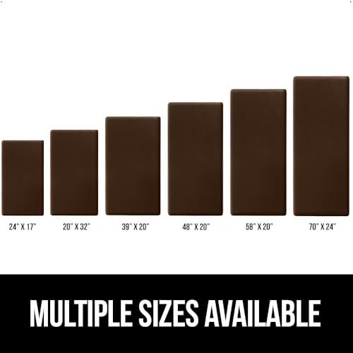 Image of GORILLA GRIP Cushioned Antifatigue Kitchen Mat for Floor, 70x24, Brown