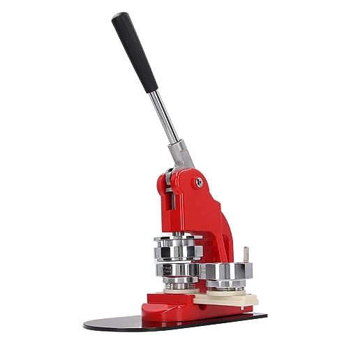 Button Maker Machine Pin Maker Button Press Machine with 100PCS Button Parts Pin Book Cutter (25mm)