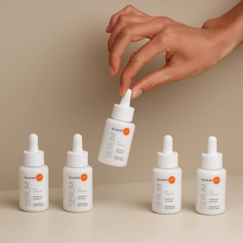 Sweat-Off Antitranspirant Serum 30ml gegen Schwitzen I Serum gegen Kopfschwitzen I Antiperspirant gegen Schweiß am Kopf