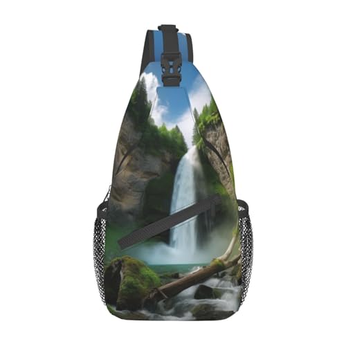 Sac de voyage décontracté à motif cascade pour vos sorties en ville