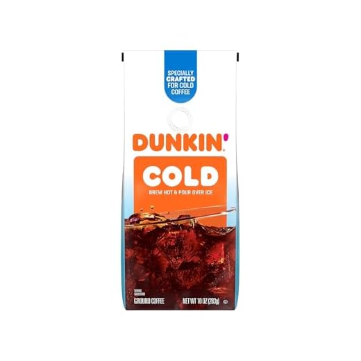 Dunkin' Cold Ground Coffee, 10 Ounce