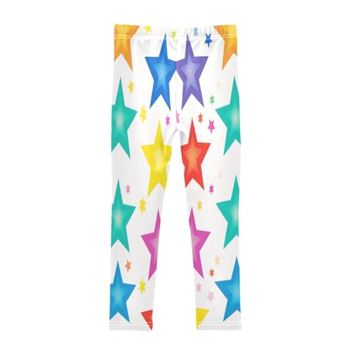 Toddler Girls Leggings Printed Yoga Pants Leggings Pink Green Blue Star for Kids2
