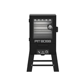 Pit Boss 3-Series WiFi & Bluetooth Digital Vertical Smoker with LCD Digital Controller and Wood Chip Tray, 880-Sq. In. 4-Rack Cooking Space, 100°F to 300°F Temperature Range, Meat Probe, Black