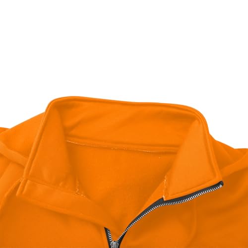 Mens Oversized Hoodies Drawstring Long Sleeve Pullover Sweatshirts Half Zip Hoodie with Pocket Fall Fashion Clothing4