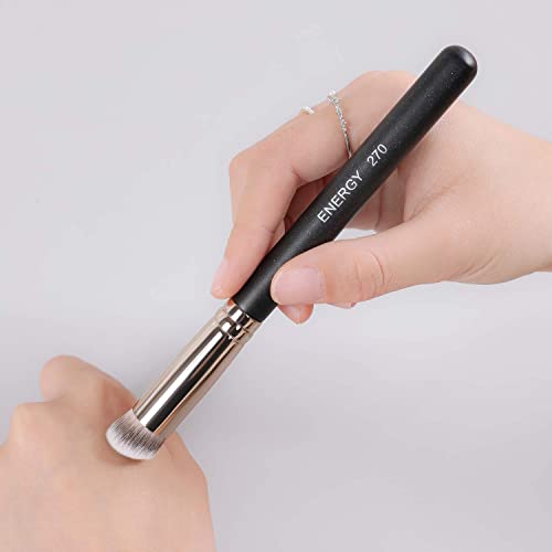 Energy Concealer Brush Under Eye Mini Angled Flat Top Kabuki Nose Contour Brush For Concealing Blending Setting Buffing With Powder Liquid Cream Cosmetic Pro Small Makeup Foundation Brushes 270 thumb #5