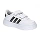 adidas Breaknet 2.0 Shoes Kids Tennisschuhe, Cloud White/core Black/Cloud White, 27 EU