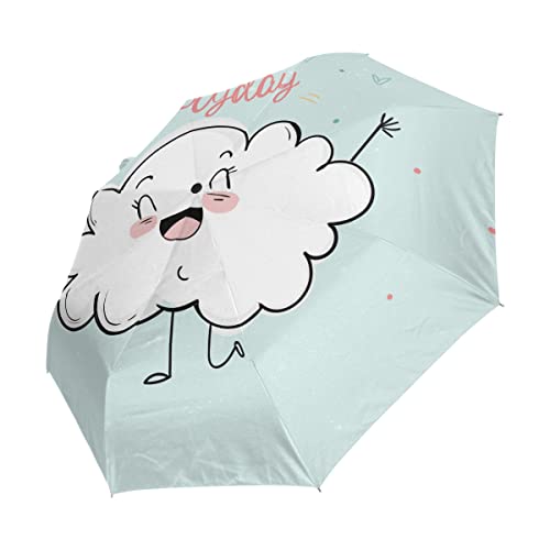 Parapluie pliable automatique coupe-vent et anti-UV pour la plage