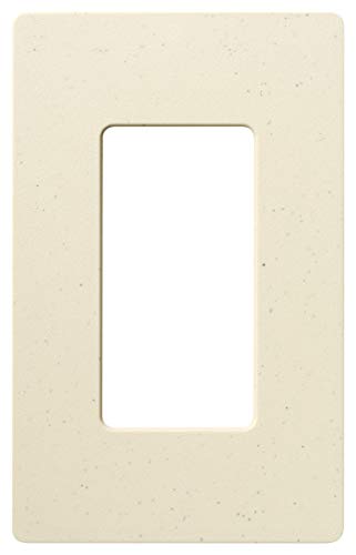 Lutron Claro 1 Gang Decorator Wallplate, SC-1-LS, Limestone