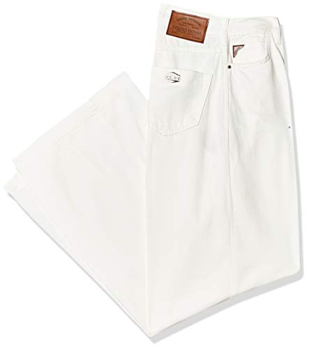 Calça Sarja Pantalona, Colcci, Feminino, Off Shell, 40