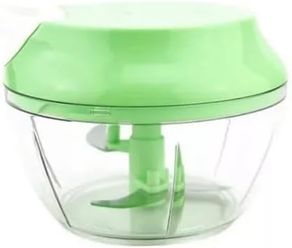 Processador de Alimentos Manual, Capacidade 480ml (Verde)