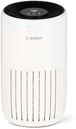 Bosch Air 4000, Air Purifier Removes 99.9% of all Pollutants through HEPA13 Air Filter, with Smart Sensor, Auto Mode & Sleep Mode (25 dB (A)), Air Quality Feedback, CADR 300m³/h, up to 62.5 m²