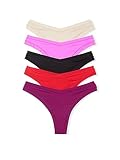 Victoria's Secret PINK Everyday Stretch Thong Panty Pack, Smooth Fabric, Underwear for Women, 5 Pack Multi (M)