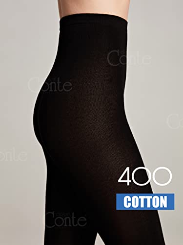 Conte Opaque Ultra Warm Winter Tights Cotton 400 Den4