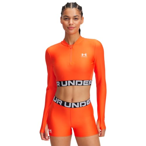 Under Armour Unisex-Adult HeatGear Rib 1/4 Zip Ls