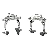 DIA-COMPE DC750 Center Pull Caliper Brake Set (Front+Rear), Silver, DP2502