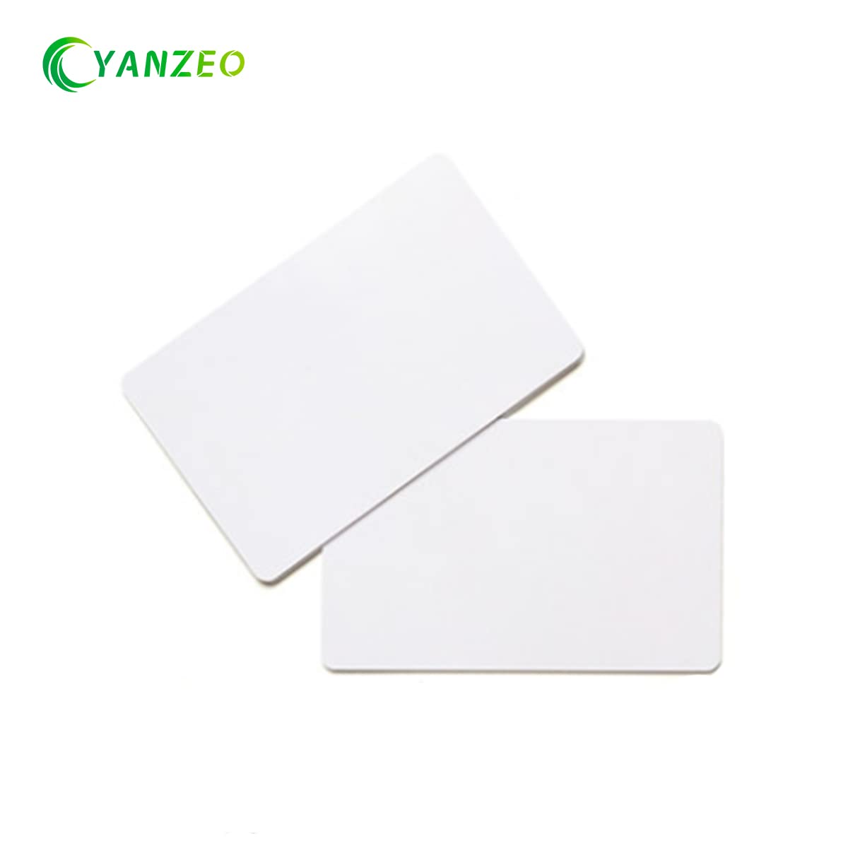 YANZEO 10pcs UHF RFID Tag Card PVC White Card 860-960MHz Vehicle Management Long Distance 6C 6B 9662 H3 Chip