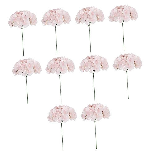 Gatuida 10 Piezas hortensias Artificiales hogar Falso Boda Colgante Decorativo Fiesta Ramo de Flores Artificial Flowers Flor de Hortensia Artificial decoración de Flores Flor de Seda Rosa