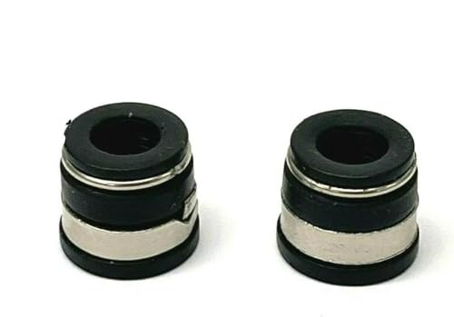 Lil Red Barn Two Valve Seals Compatible with Kohler CH18, CH20, CH22, CH23, CH25, CH640, CH730, CH740 Replaces Part Numbers: 25-032-14-s, 2503214, 25 032 14 S, 25 032 14, black