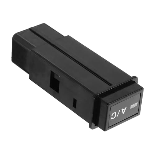 PENIKOKO エアコンボタンスイッチ オート スイッチボタン 交流スイッチボタン オート用エアコンスイッチ カーエアコンのスイッチ カーエアコンスイッチ プラスチック 黒