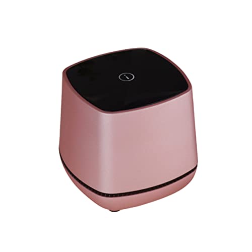 CONGARTENO Portable Mini USB Powered Computer Speakers with Bass Sound Wired Small Speaker for Desktop and Laptop Sleek Rose Gold Design for Use