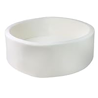 DIVCHI Kids Foam Ball Pit, 90 x 30 cm Kiddie Balls Pool Soft Baby Playpen Indoor Outdoor, Memory Foam Ball Pit For Children Toddler Boys Girls (White)