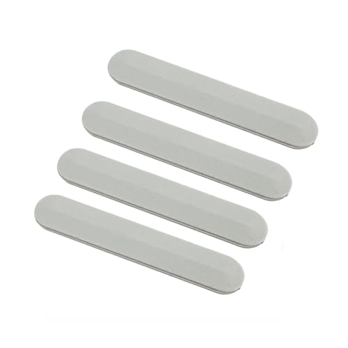 JINTAI Removable tape Rubber Foot FEET for HP Pavilion 14-CE TPN-Q207 (4.3cm*0.8cm*0.1cm) Bottom Cover Rubber Non-Slip Bumper Feet Pad 4PCS argenteo