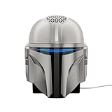 Echo Dot Star Wars Bundle: Includes Echo Dot, Glacier White and The Mandalorian Helmet Stand | Limited Edition