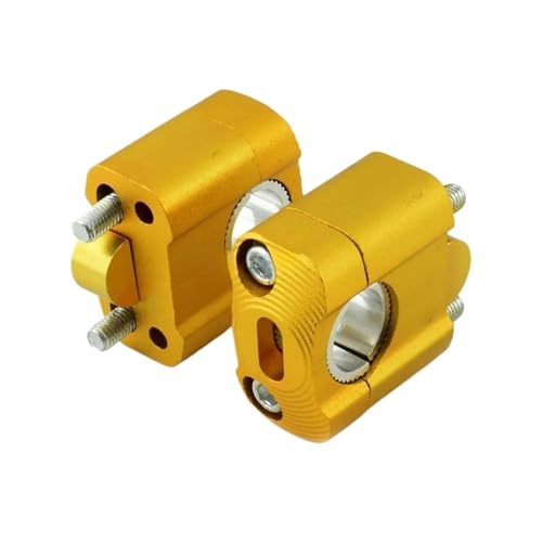 Pontets de rehausseurs de guidon CNC 22mm 28mm en aluminium aéronautique
