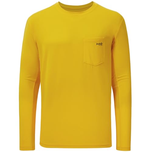 Image of BASSDASH Men's UPF 50+ Performance Long Sleeve T-Shirt UV Sun Protection Fishing Hiking Sports Shirts