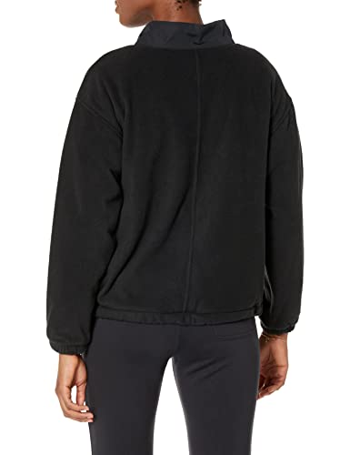 Amazon Aware Women's Relaxed-Fit Recycled Polyester Microfleece High Neck Pullover (Available In Plus Size), Black, Large #TOP1
