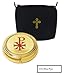 Chi Rho Hospital PYX with Drawstring Burse for Eucharist I PYX con Bolsa sinovial para Communion