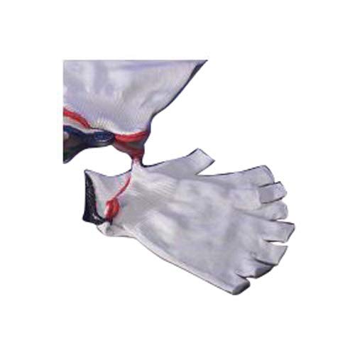 Berkshire BGL2.200BR Polyester BCR Half-Finger Bulk Glove Liner, Regular, White (Pack of 200)