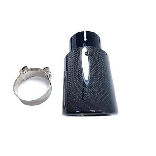 Tuyaux d'échappement voiture en acier inoxydable et carbone de luxe