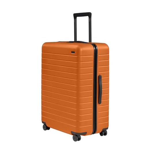 Away Large Checked Hardside Suitcase