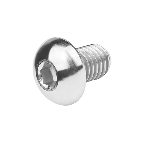 Image of Titanium Bolt M3 8 10 12 15mm Allen Key Head Screws for Bicycle Pack of 4 (Normal Titanium, M3x8mm)
